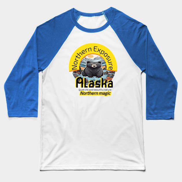 Alaska ,Northern Exposure Baseball T-Shirt by Human light 